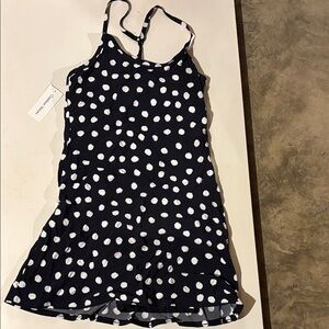 Outdoor Voices -Polka Dot Dress - Black and White
